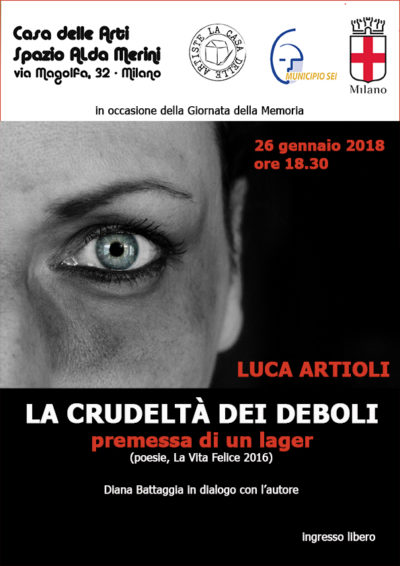 Locandina pres Casa Merini MI